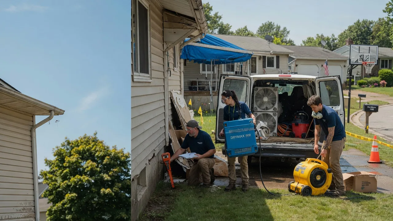 Ceiling Leak Cleanup in Spencer, NY near me