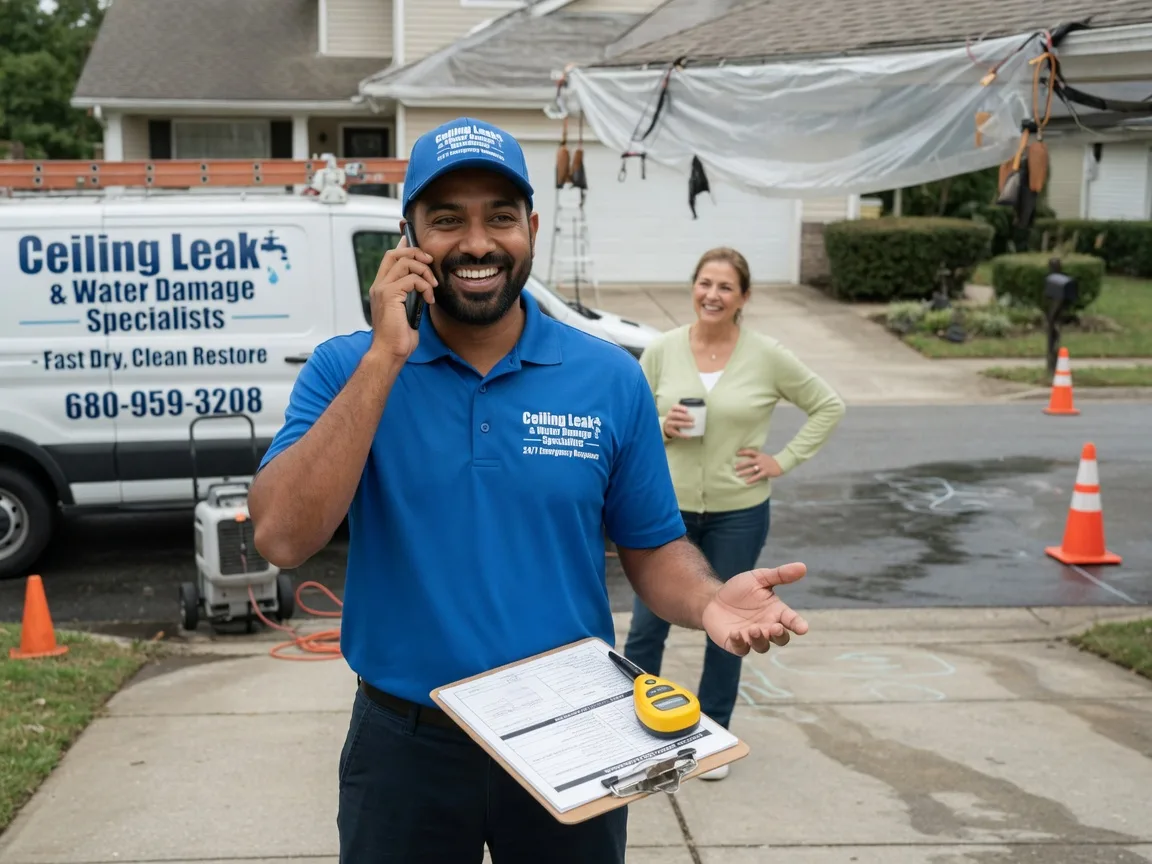 Ceiling Leak Cleanup Spencer, NY FAQs